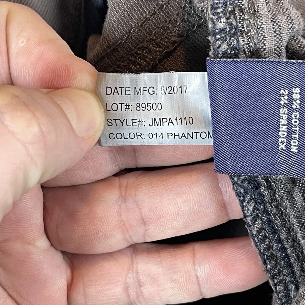 Johnnie-O Harkers Corduroy 5-Pocket Cotton Pants‎ 36x34 Brown Stretch